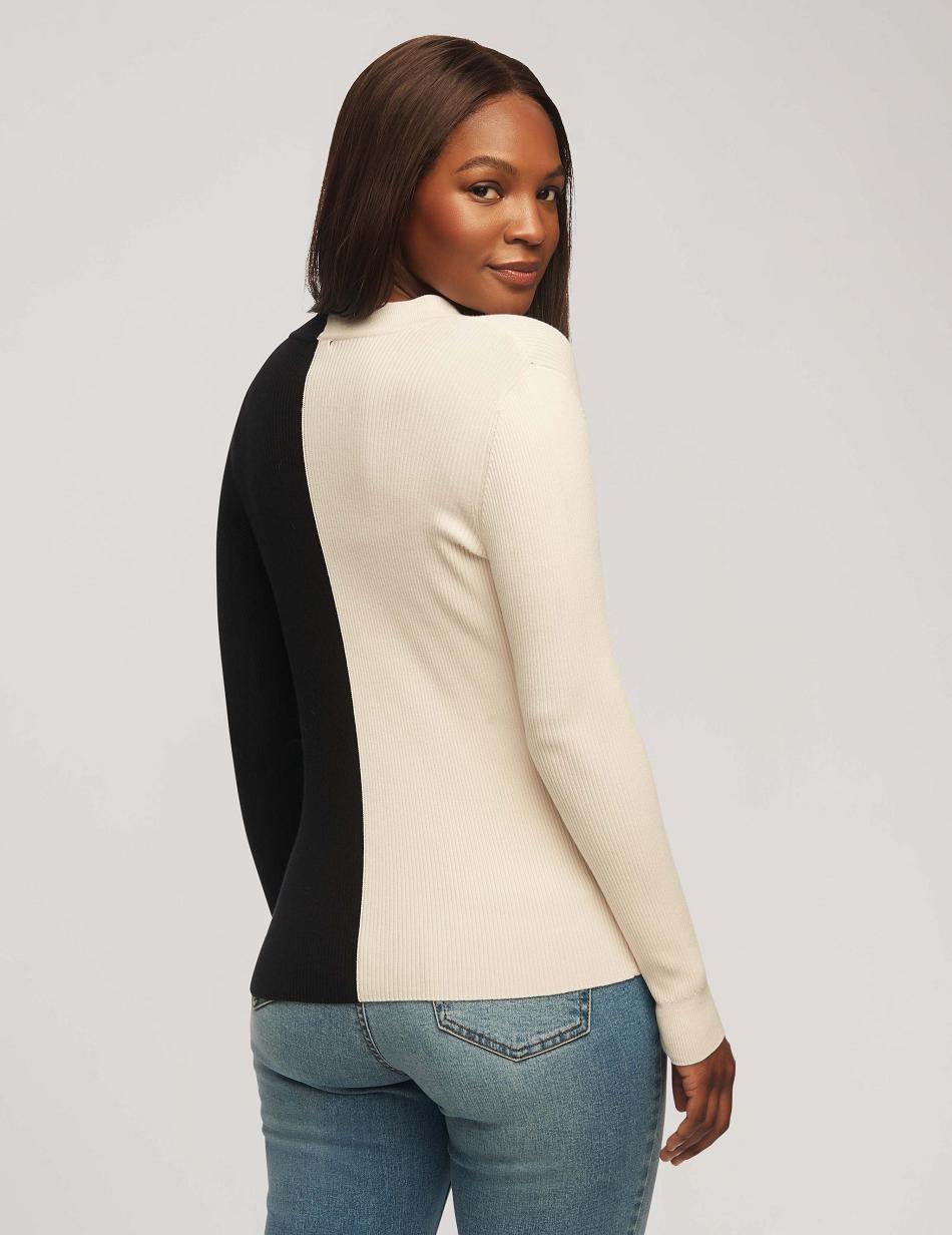 Chandails Anne Klein Half/Half Rib Cardigan   | PWL-7108832